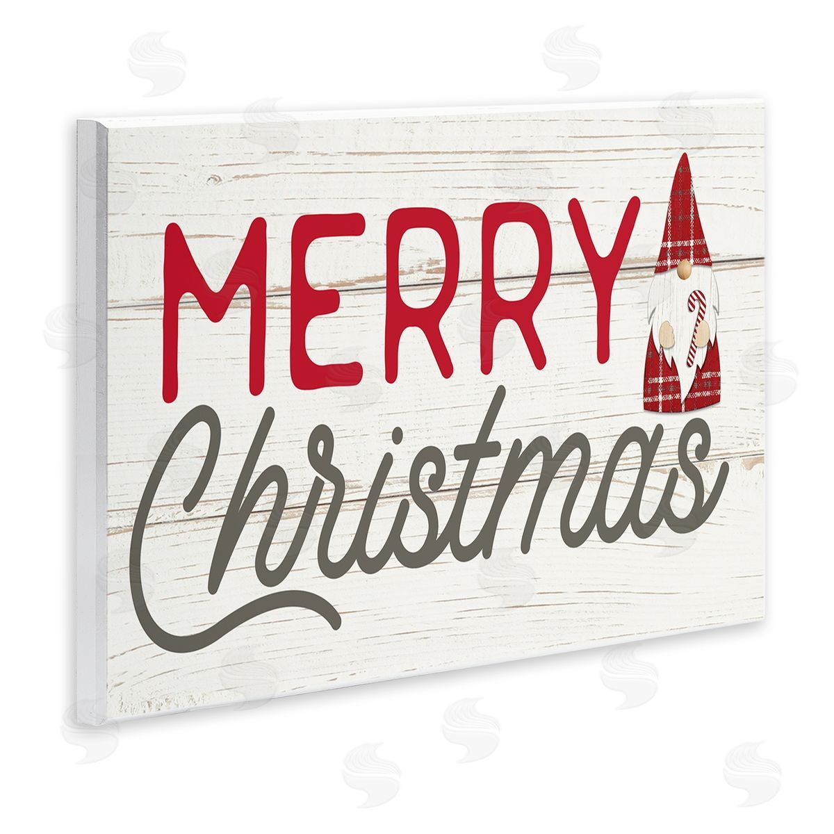 Merry Christmas Sentiments Gnome Wood Plaque Wall Art, Home Decor by PDR, LLC