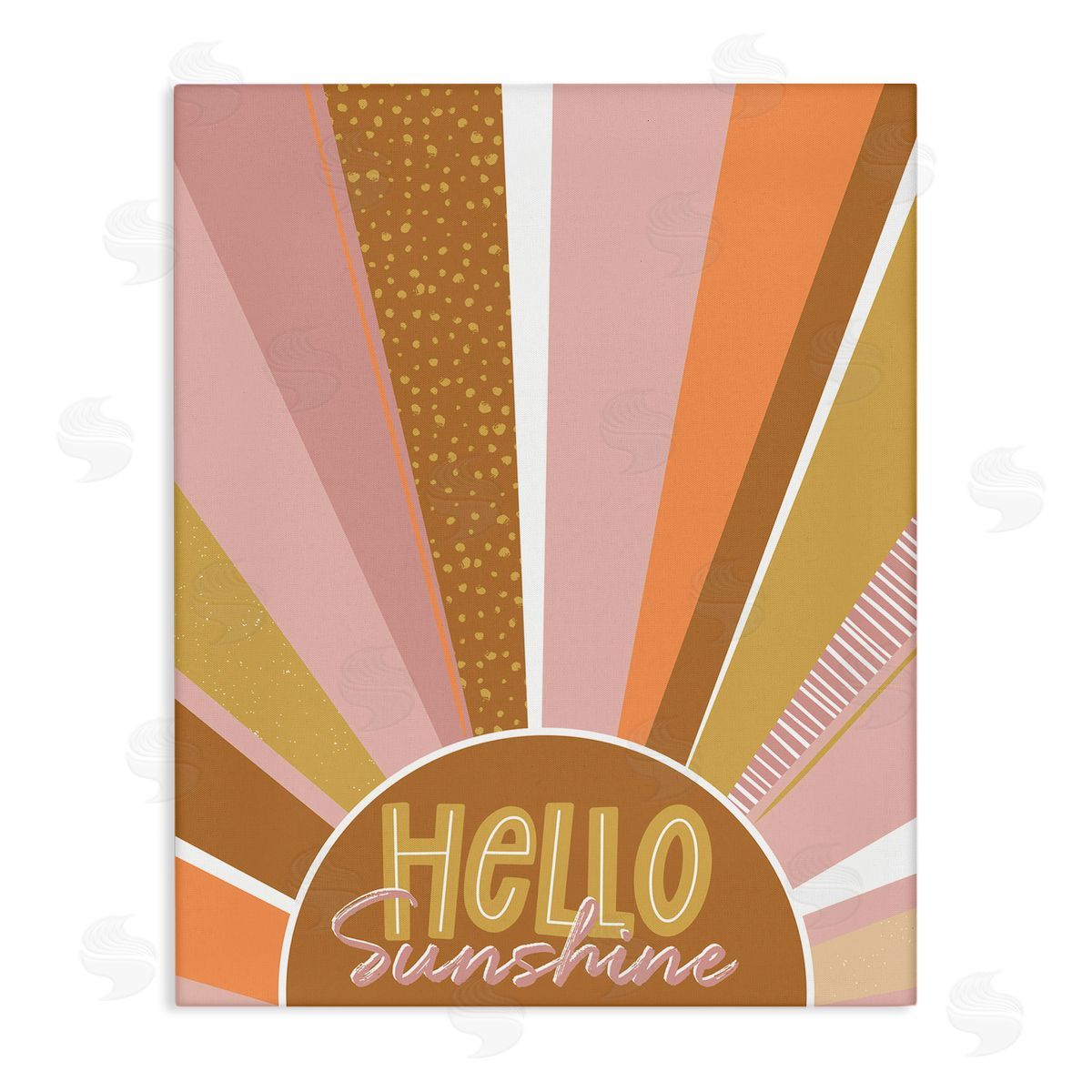 Angela Nickeas Hello Sunshine Phrase Patterned Summer Sunrays
