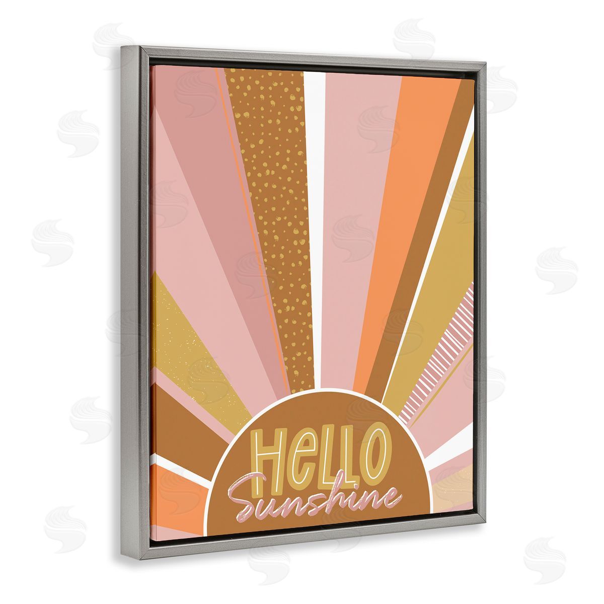 Angela Nickeas Hello Sunshine Phrase Patterned Summer Sunrays