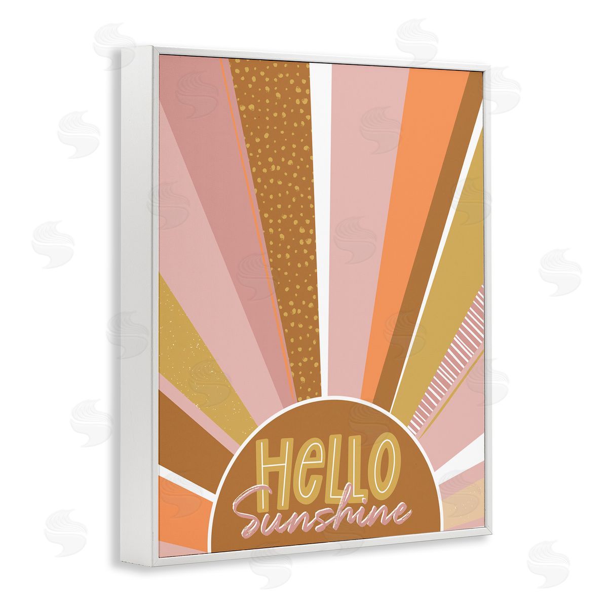 Angela Nickeas Hello Sunshine Phrase Patterned Summer Sunrays