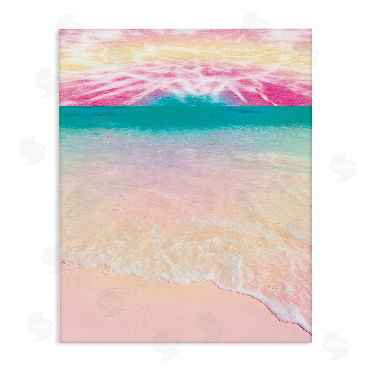 Arrolynn Weiderhold Tropical Tie Dye Beach Horizon Coastline Landscape