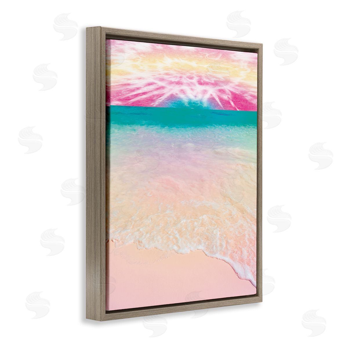 Arrolynn Weiderhold Tropical Tie Dye Beach Horizon Coastline Landscape