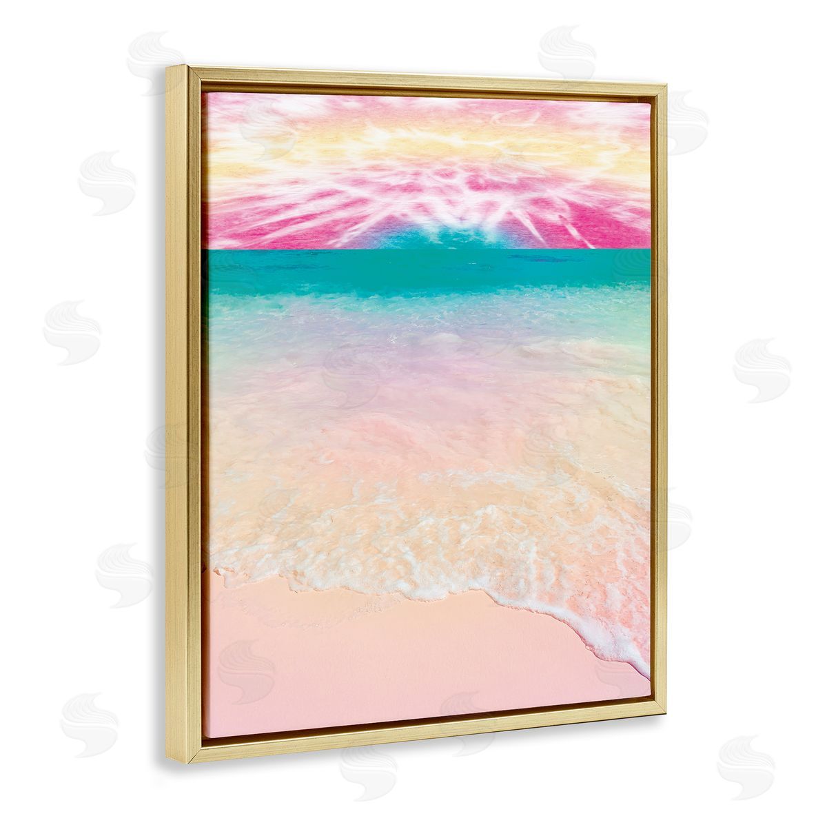 Arrolynn Weiderhold Tropical Tie Dye Beach Horizon Coastline Landscape