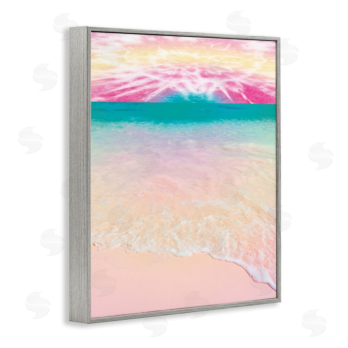 Arrolynn Weiderhold Tropical Tie Dye Beach Horizon Coastline Landscape