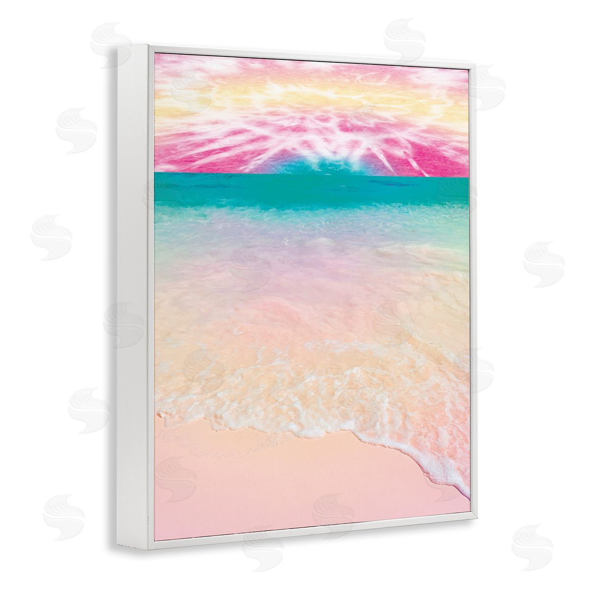 Arrolynn Weiderhold Tropical Tie Dye Beach Horizon Coastline Landscape