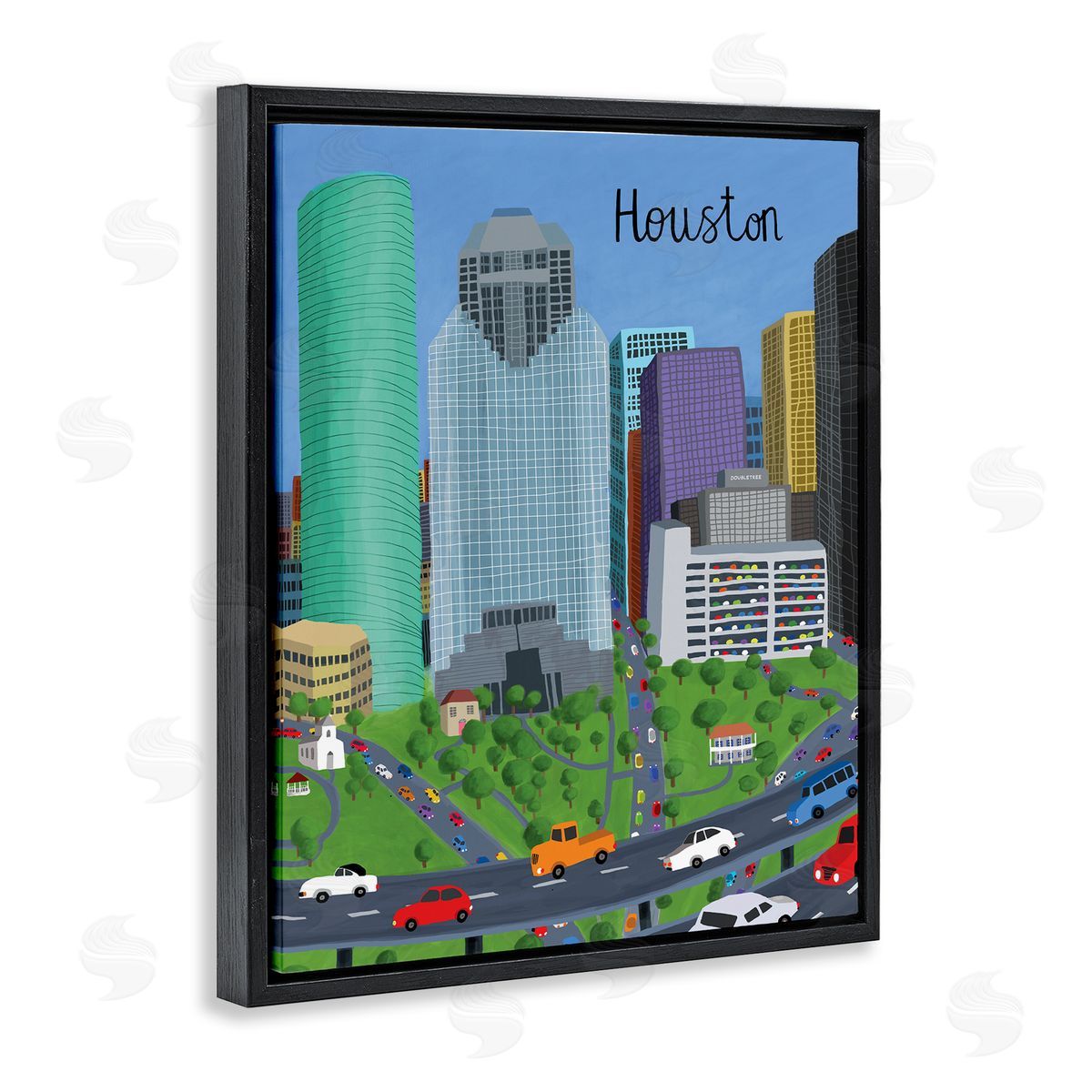 Carla Daly Houston Texas City Skyline Architecture Highway Cars