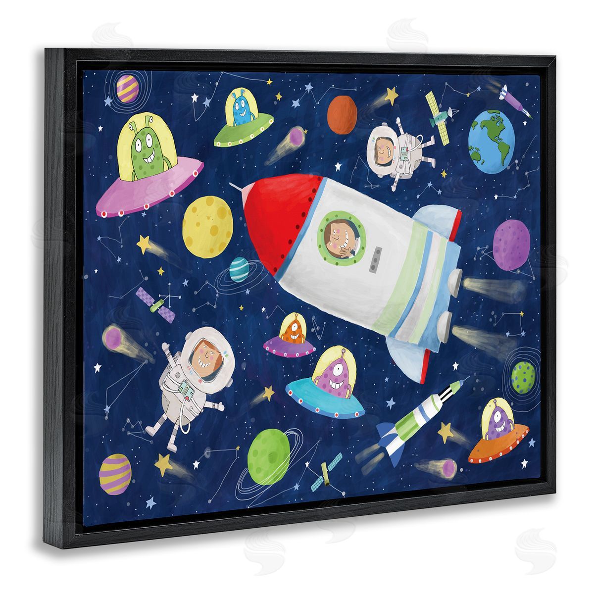 Carla Daly Outer Space Alien Adventure Astronaut Rocketship