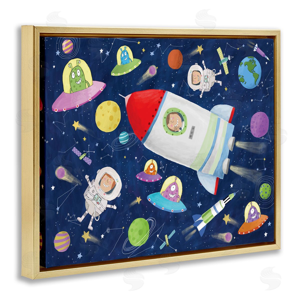 Carla Daly Outer Space Alien Adventure Astronaut Rocketship
