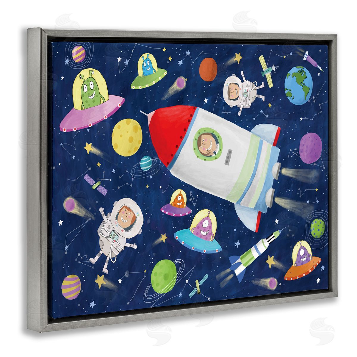 Carla Daly Outer Space Alien Adventure Astronaut Rocketship