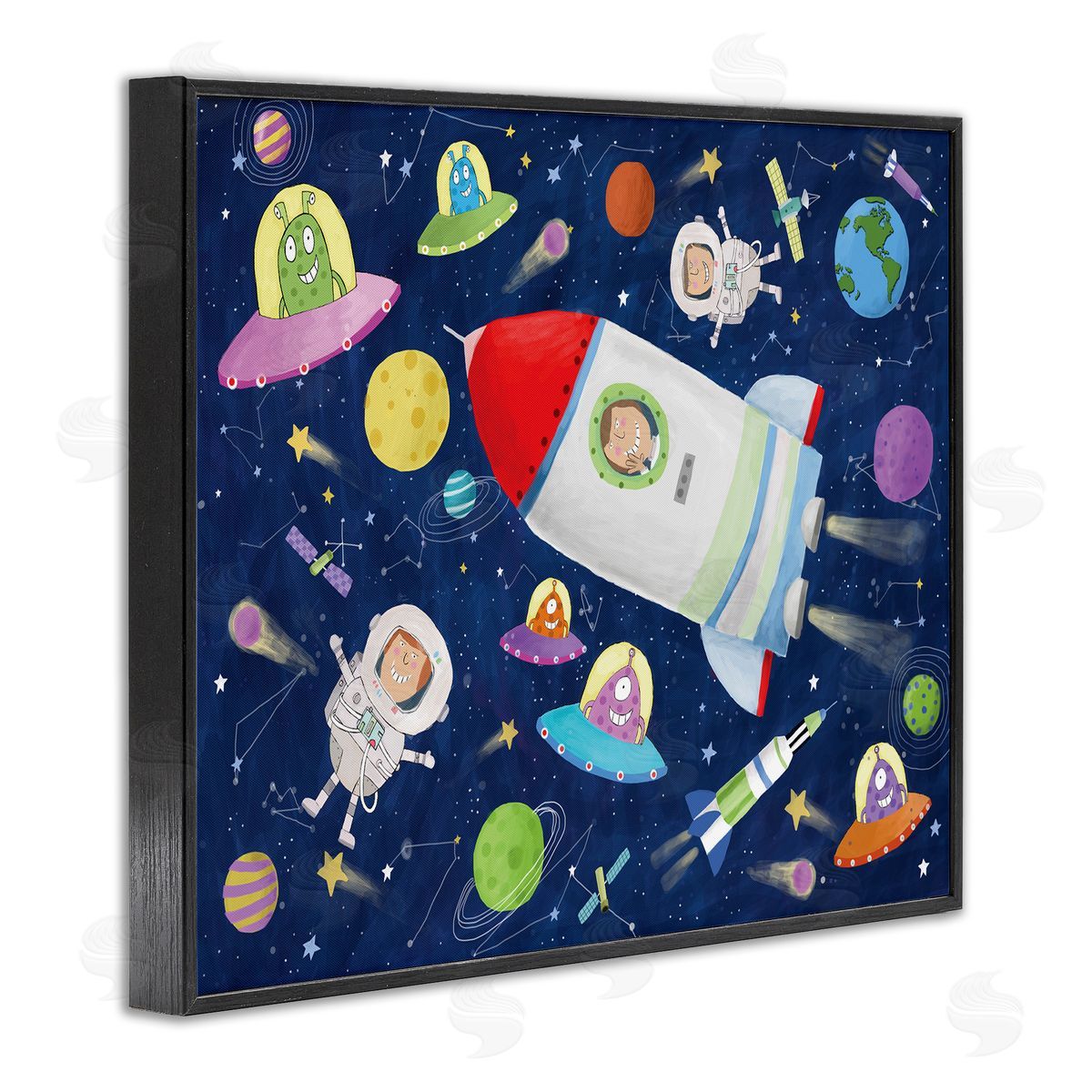 Carla Daly Outer Space Alien Adventure Astronaut Rocketship