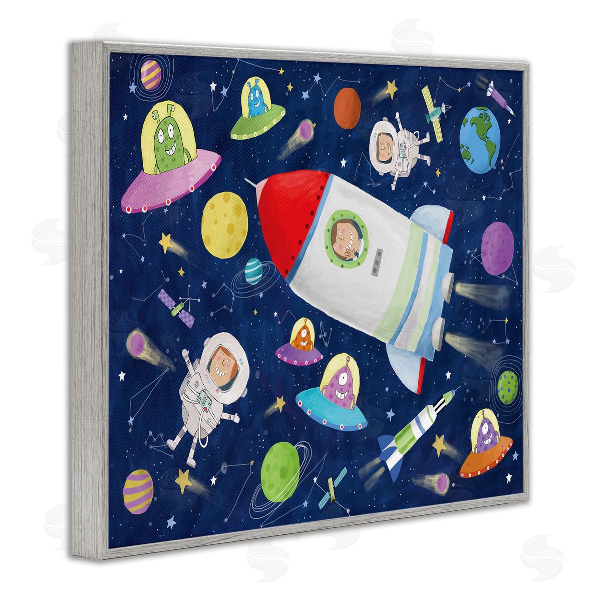 Carla Daly Outer Space Alien Adventure Astronaut Rocketship
