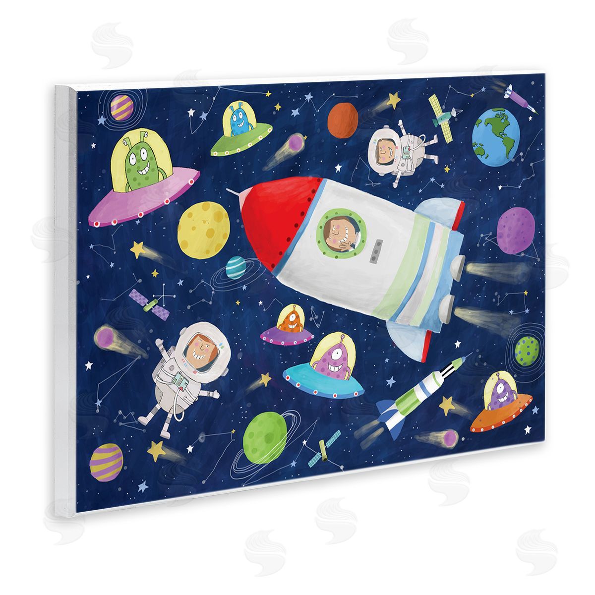 Carla Daly Outer Space Alien Adventure Astronaut Rocketship