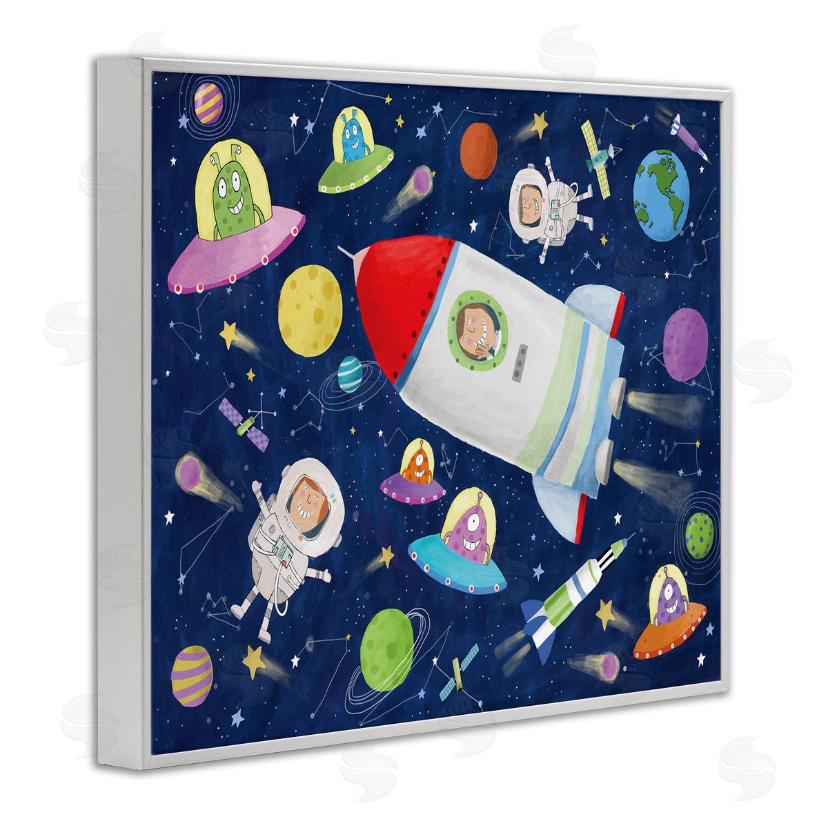 Carla Daly Outer Space Alien Adventure Astronaut Rocketship