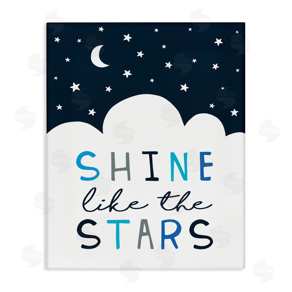 Elizabeth Tyndall Shine Like the Stars Phrase Night Sky Clouds