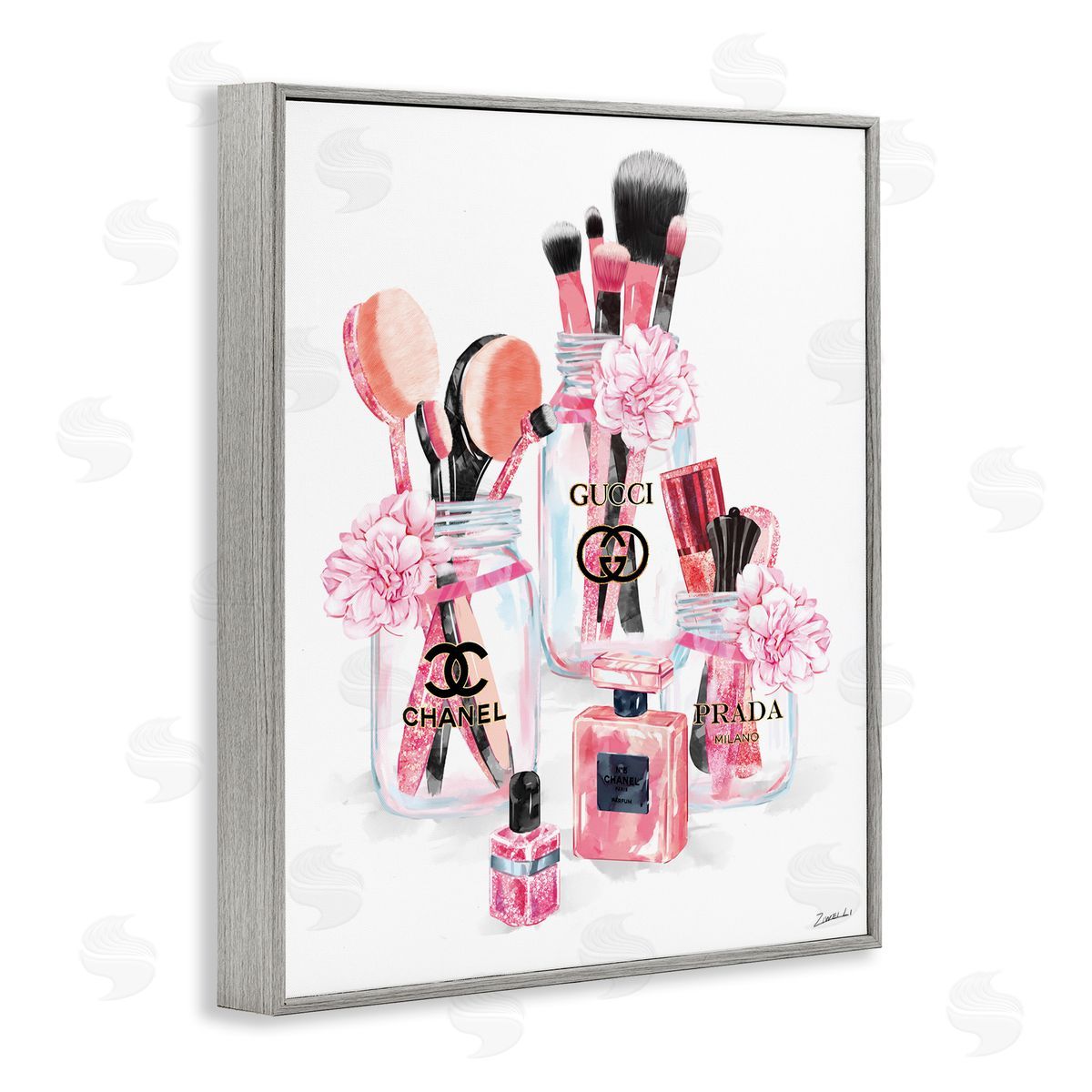 Ziwei Li Glam Fashion Cosmetic Accessories in Jars