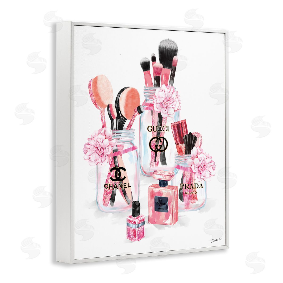 Ziwei Li Glam Fashion Cosmetic Accessories in Jars