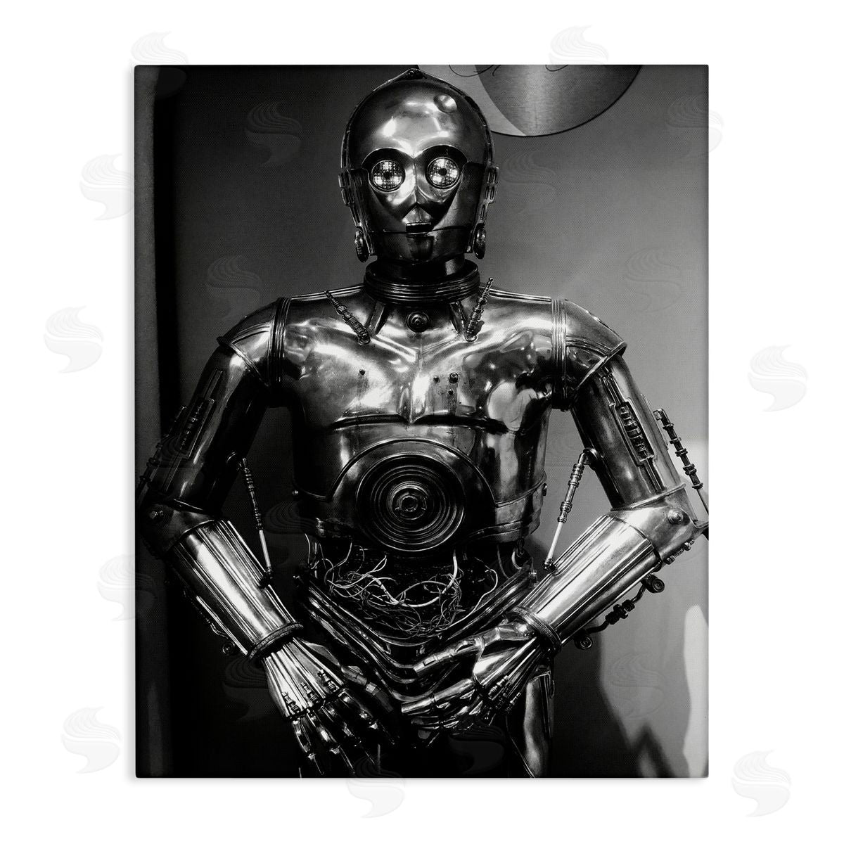 Nice Nshuti Iconic Robot Science Fiction Character Black White