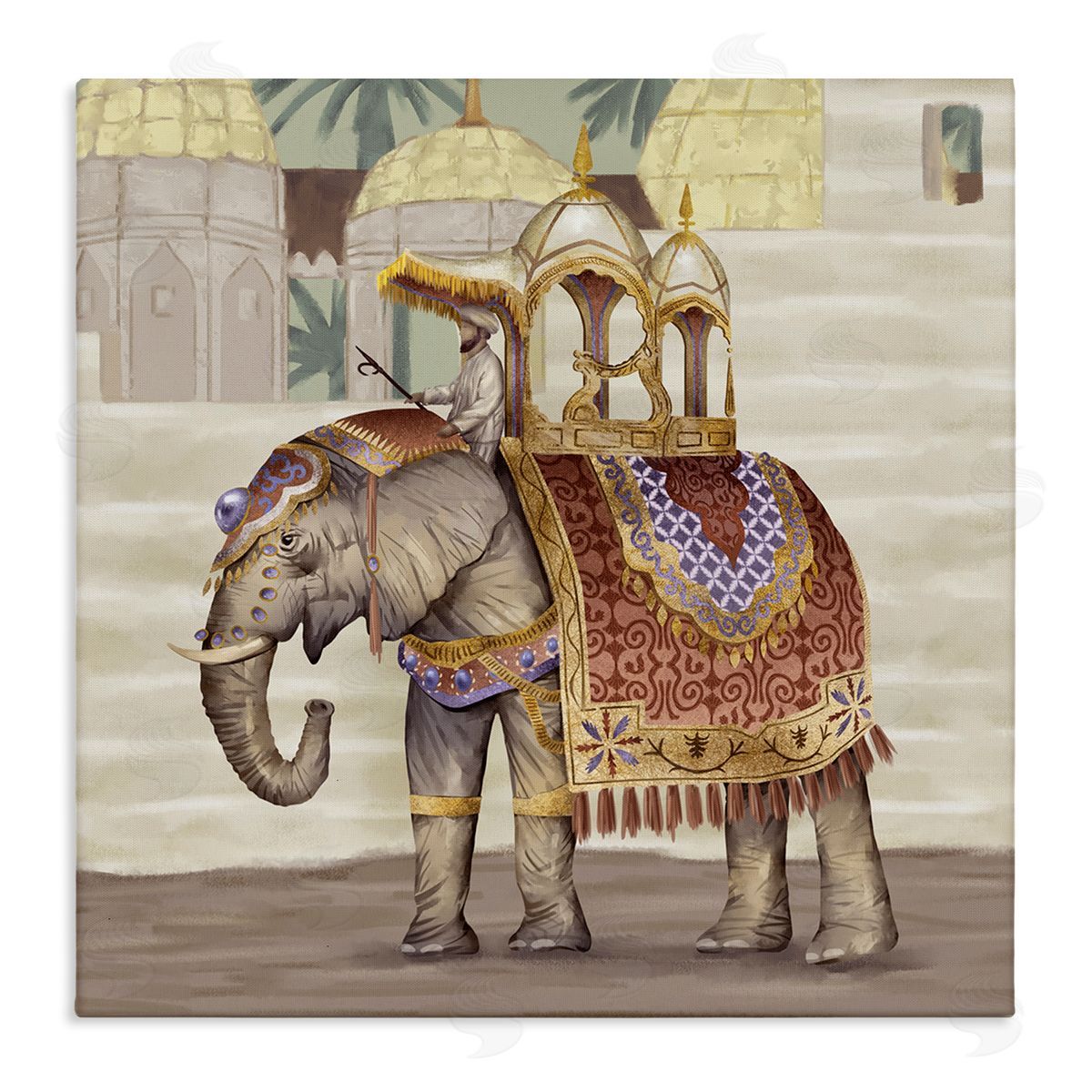 Ziwei Li Man Riding Elephant Islamic Inspired Architecture