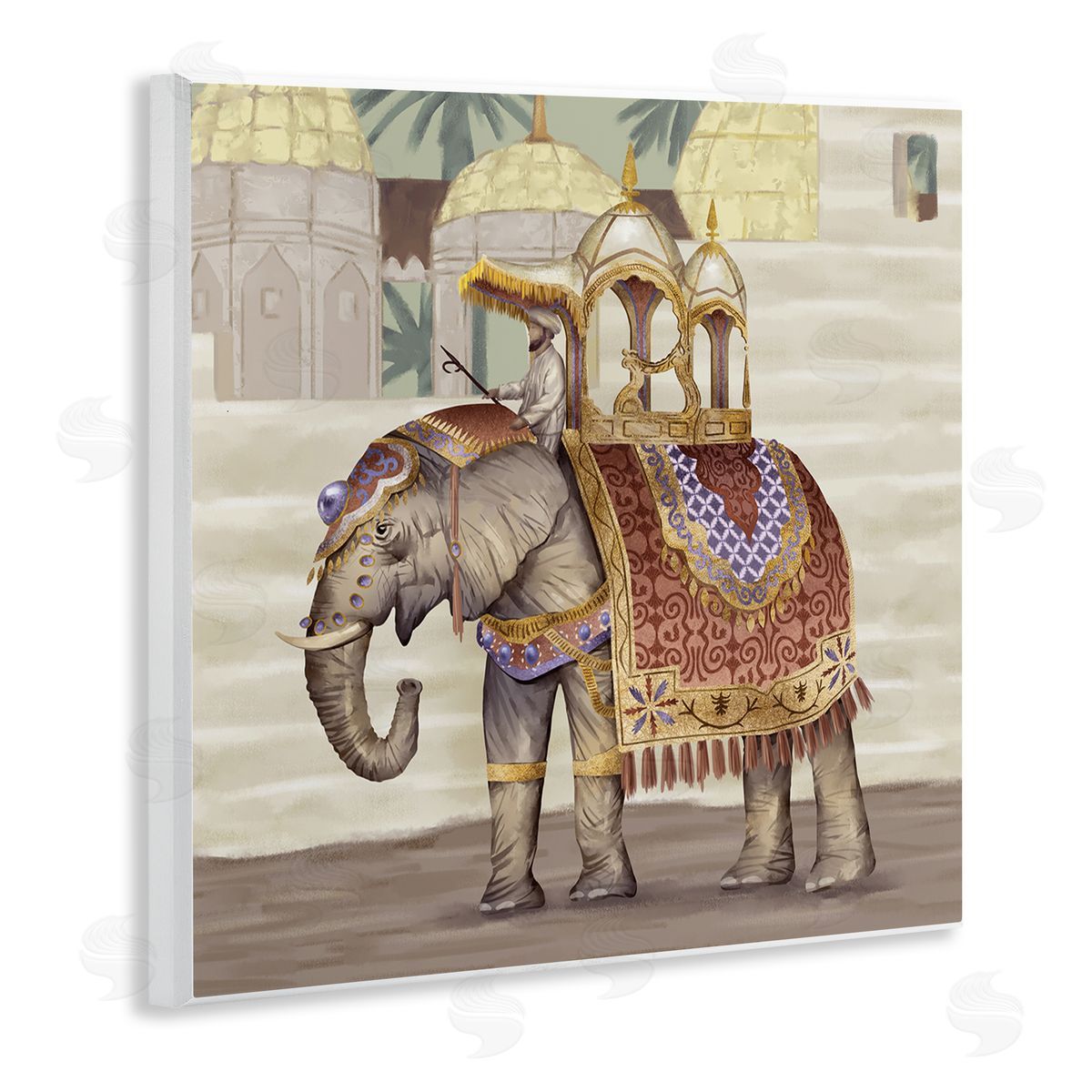 Ziwei Li Man Riding Elephant Islamic Inspired Architecture