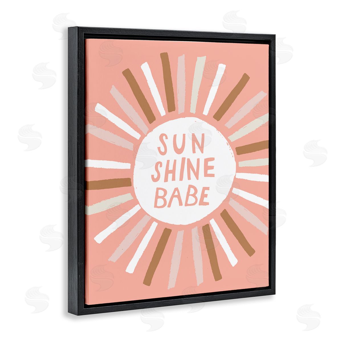 Jess Bruggink Sun Shine Babe Phrase Pastel Sun Rays