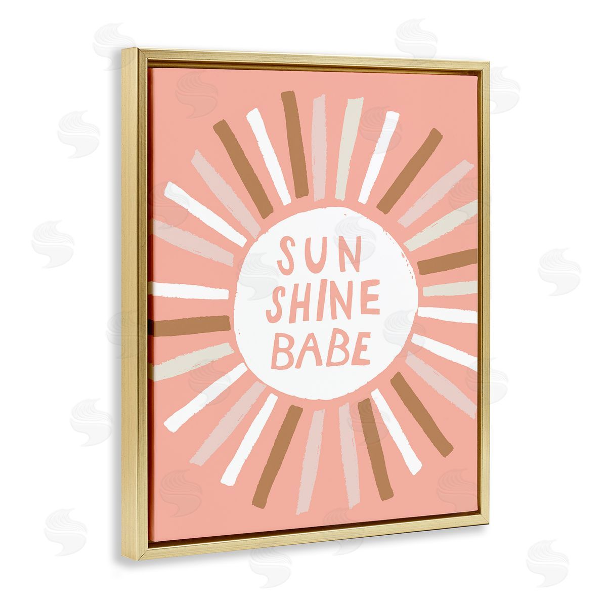 Jess Bruggink Sun Shine Babe Phrase Pastel Sun Rays
