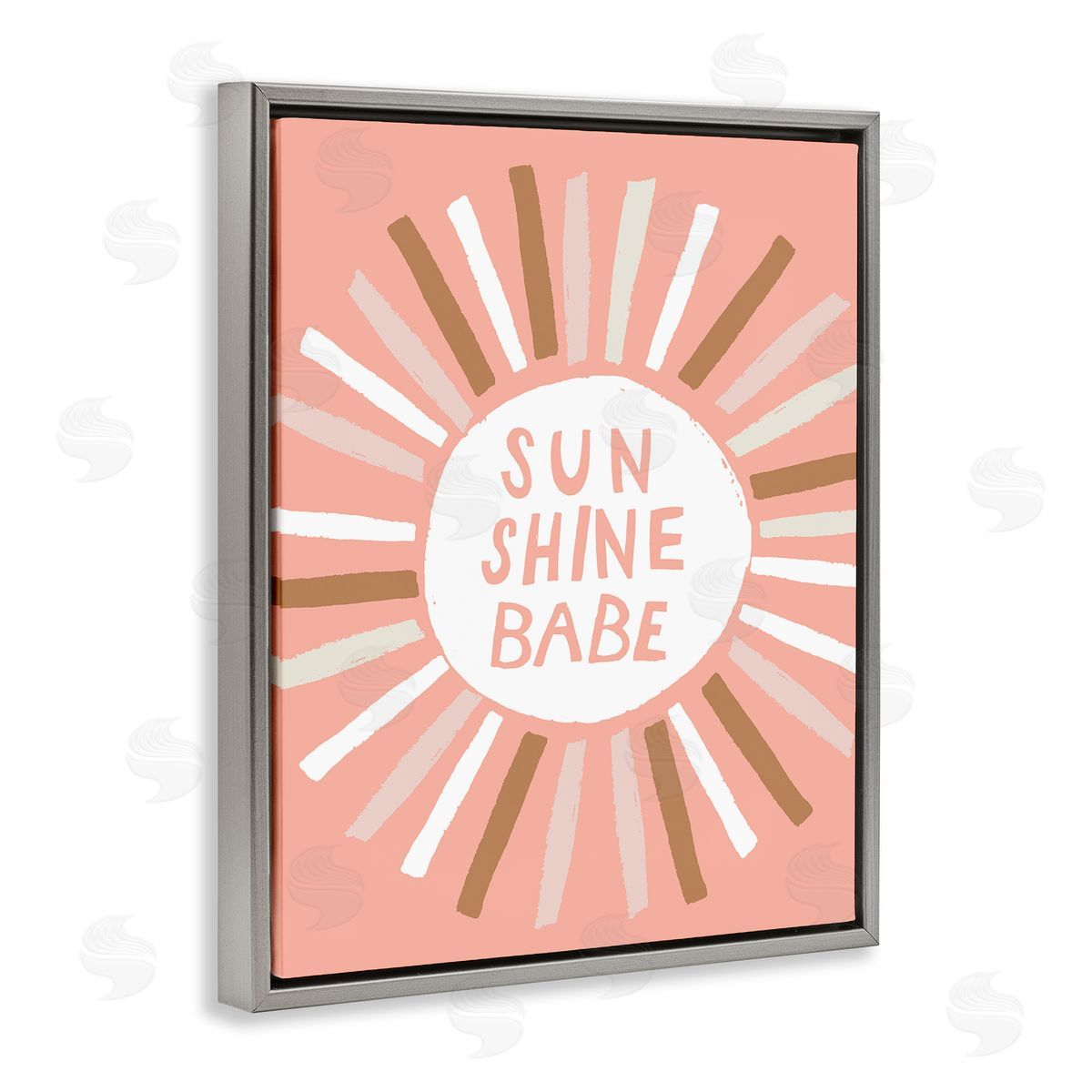 Jess Bruggink Sun Shine Babe Phrase Pastel Sun Rays
