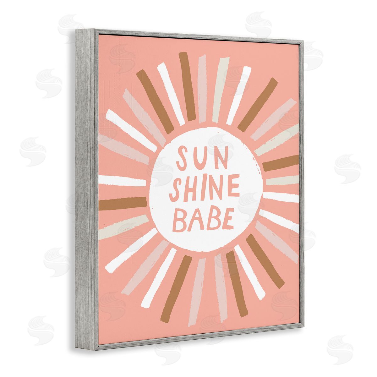 Jess Bruggink Sun Shine Babe Phrase Pastel Sun Rays