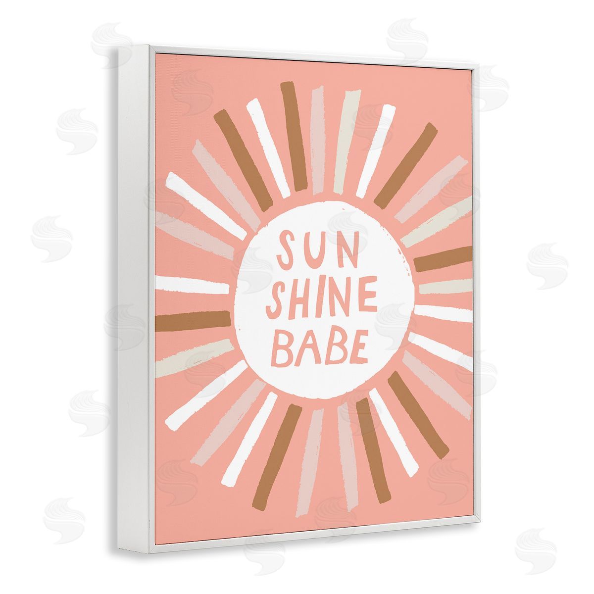 Jess Bruggink Sun Shine Babe Phrase Pastel Sun Rays