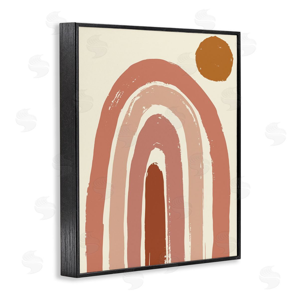 Jess Bruggink Desert Sun Rainbow Landscape Soft Beige Sky