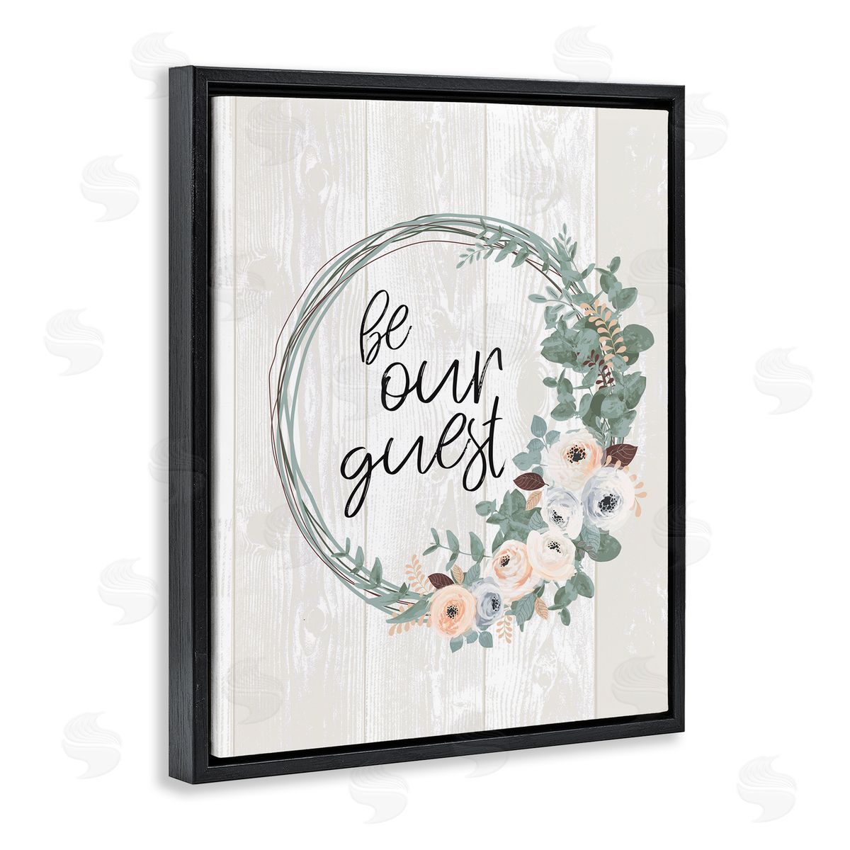 Jennifer Ellory Be Our Guest Greeting Charming Floral Wreath