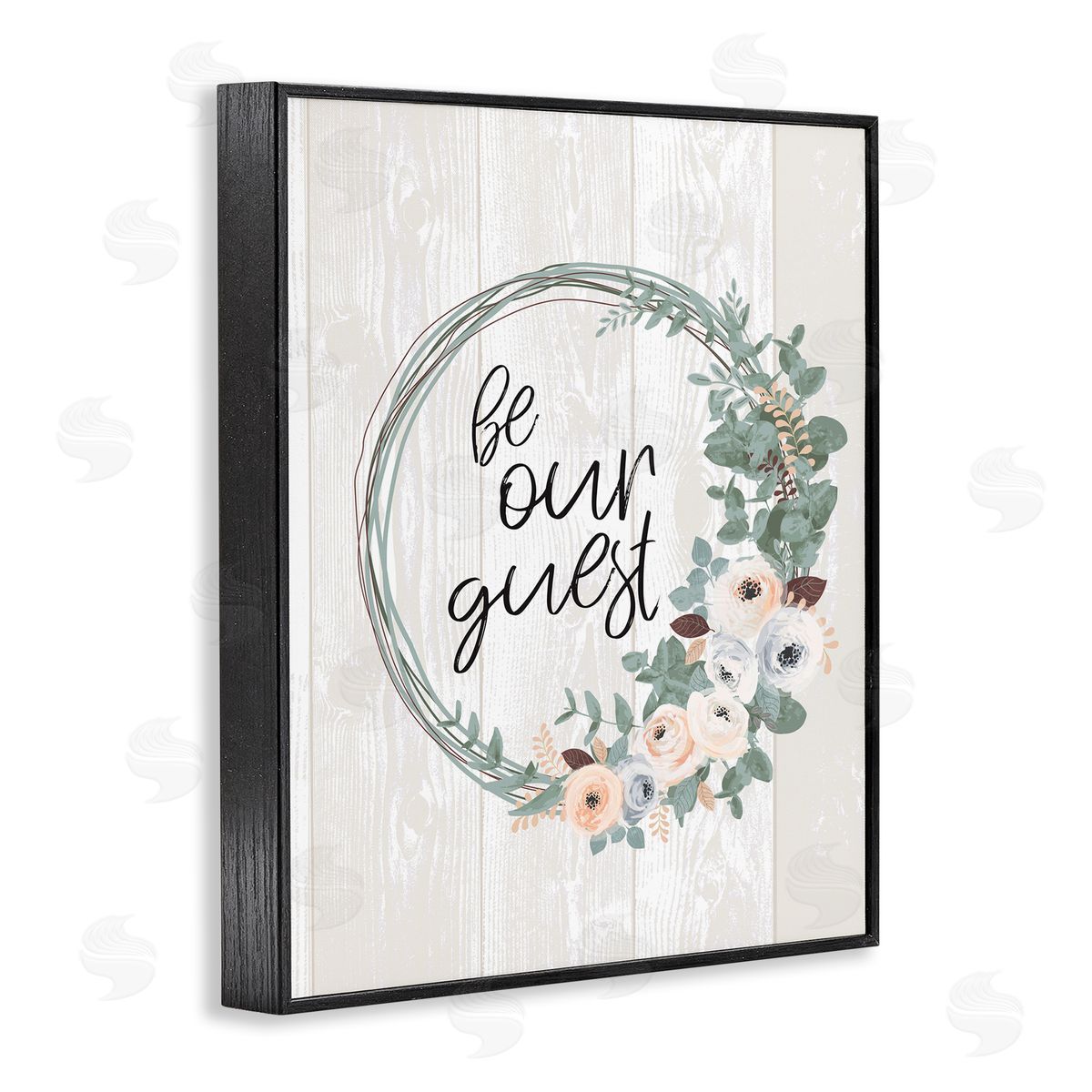 Jennifer Ellory Be Our Guest Greeting Charming Floral Wreath