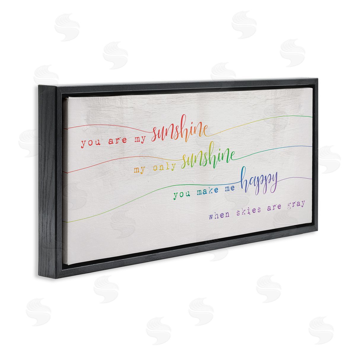 Stupell Studio You're My Sunshine Rainbow Ombre Script