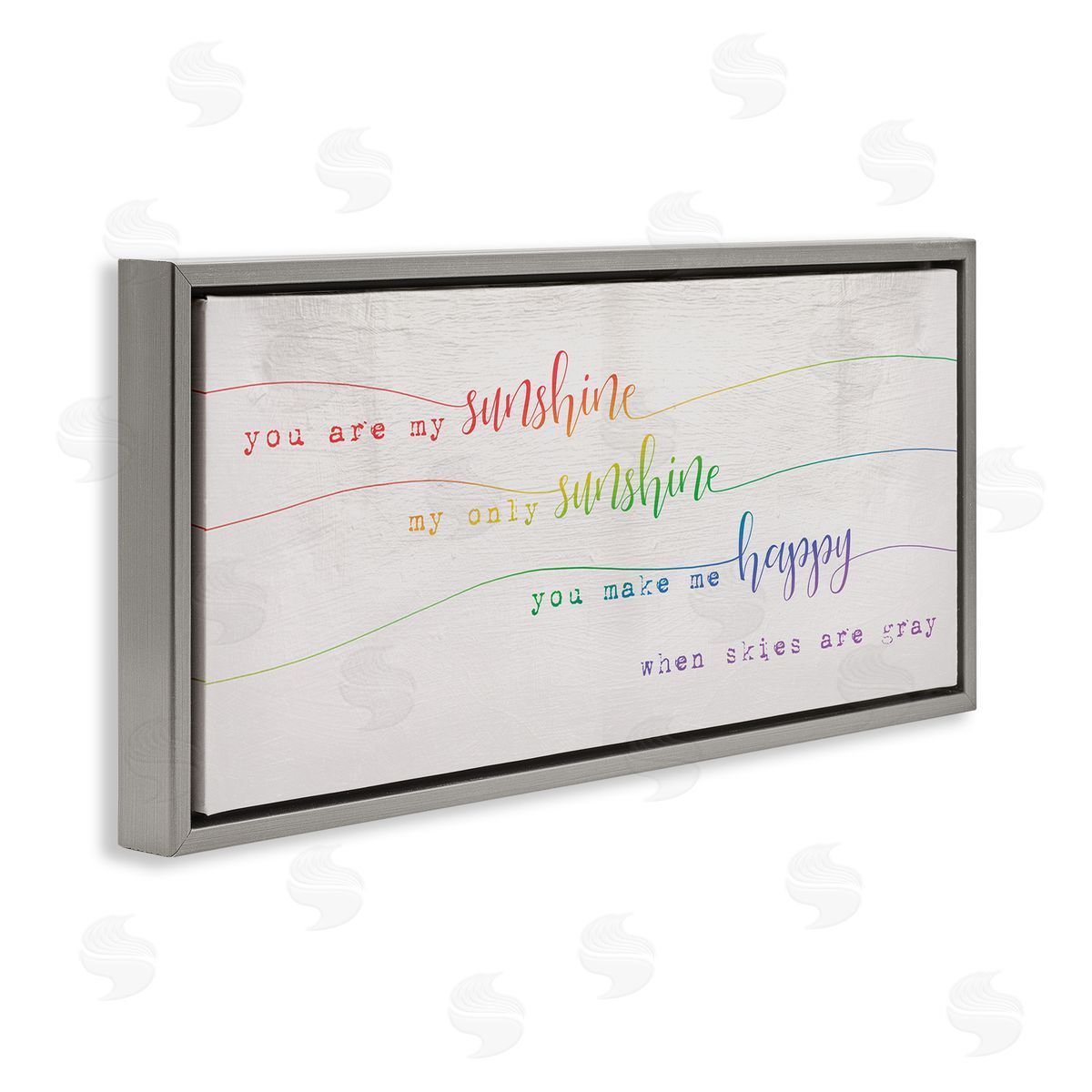 Stupell Studio You're My Sunshine Rainbow Ombre Script