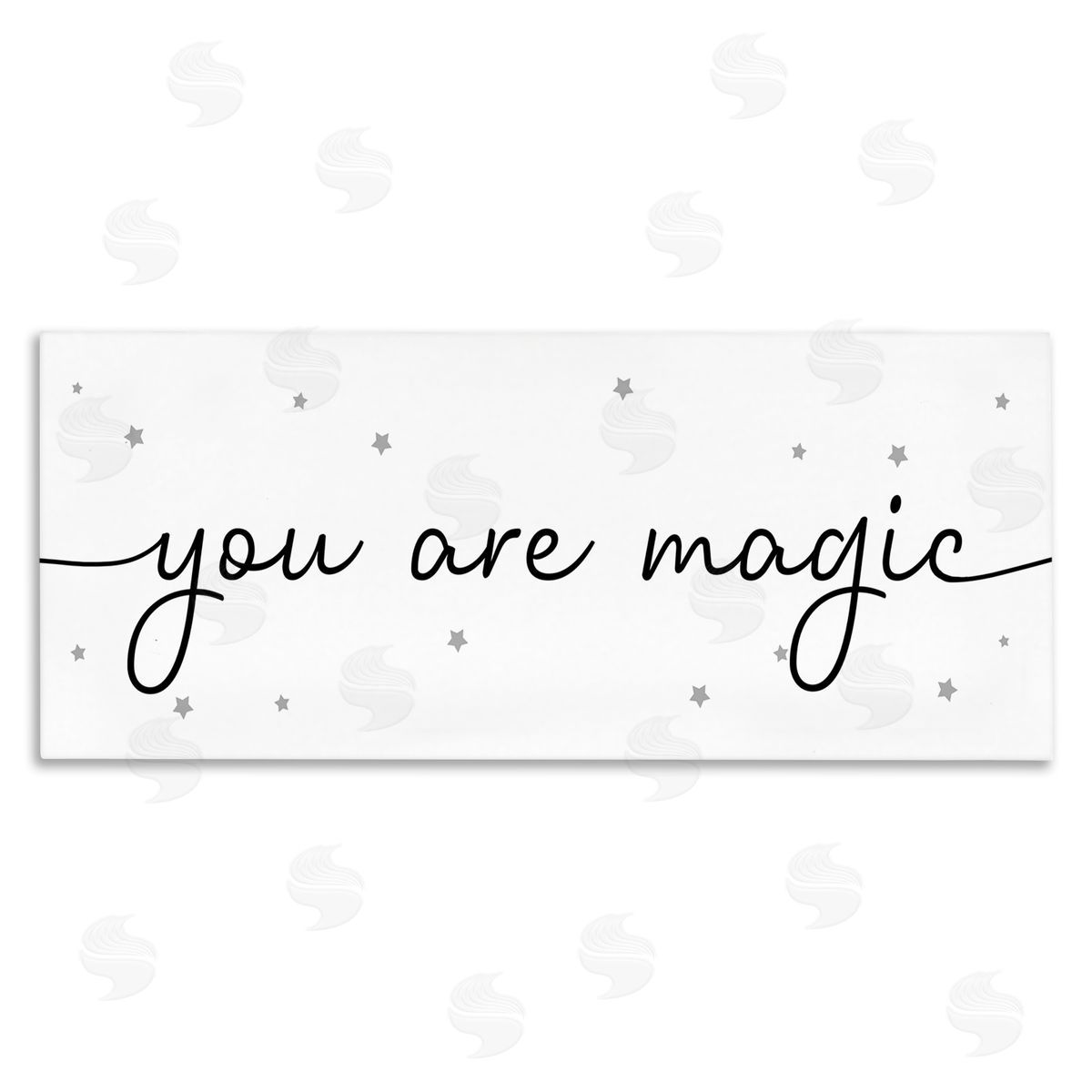 Stupell Studio You Are Magic Sentiments Grey Whimsical Stars
