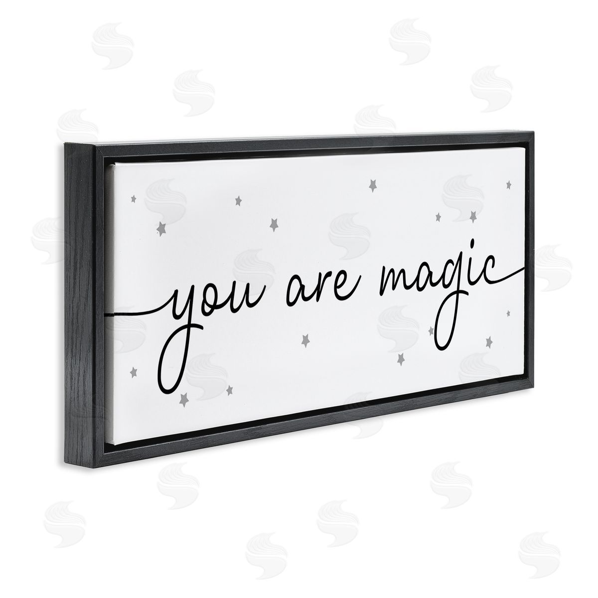 Stupell Studio You Are Magic Sentiments Grey Whimsical Stars