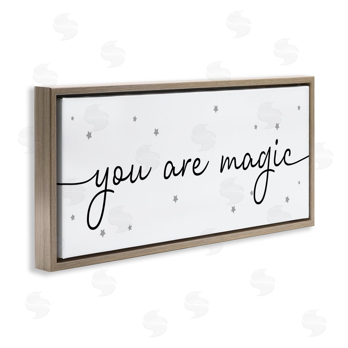 Stupell Studio You Are Magic Sentiments Grey Whimsical Stars
