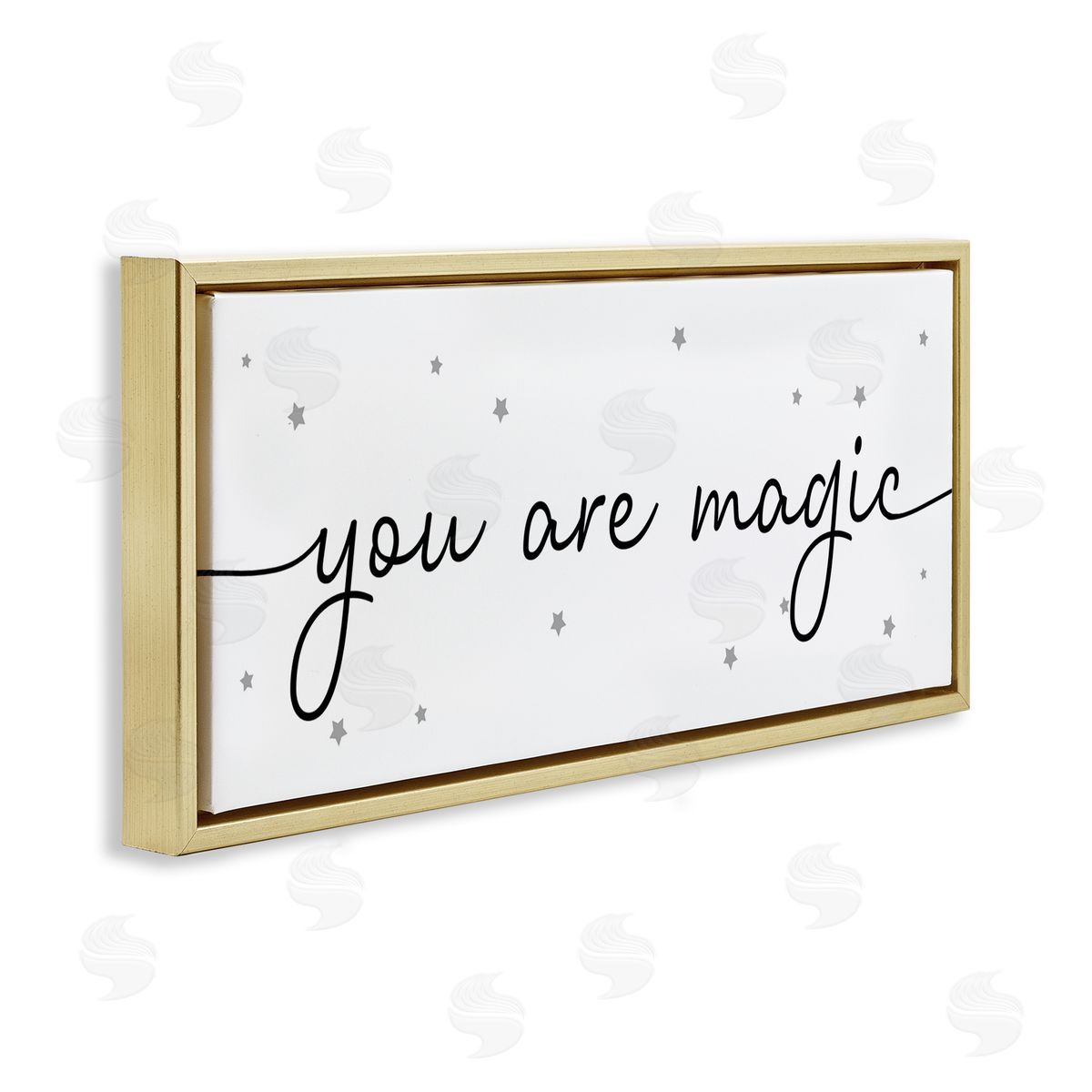 Stupell Studio You Are Magic Sentiments Grey Whimsical Stars