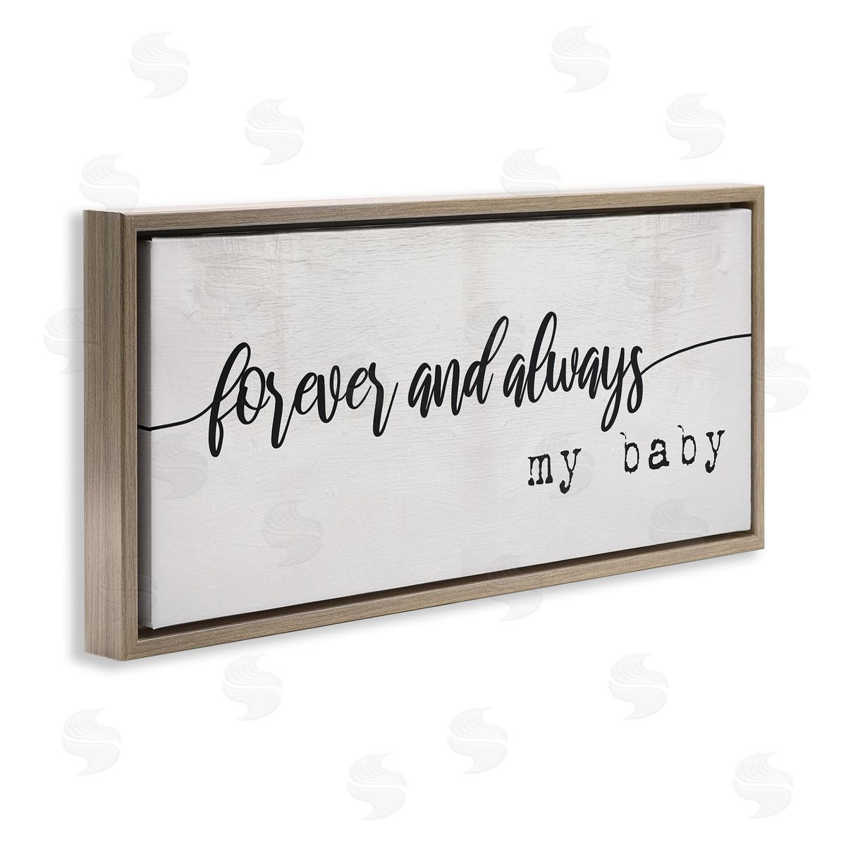 Stupell Studio Forever and Always Sentiments Rustic Romantic Typography