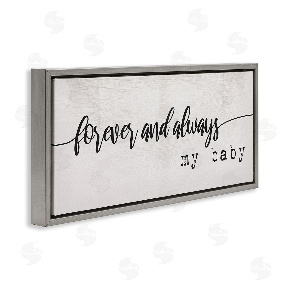 Stupell Studio Forever and Always Sentiments Rustic Romantic Typography