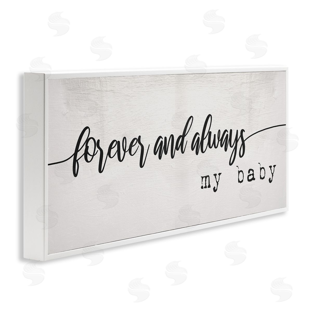 Stupell Studio Forever and Always Sentiments Rustic Romantic Typography