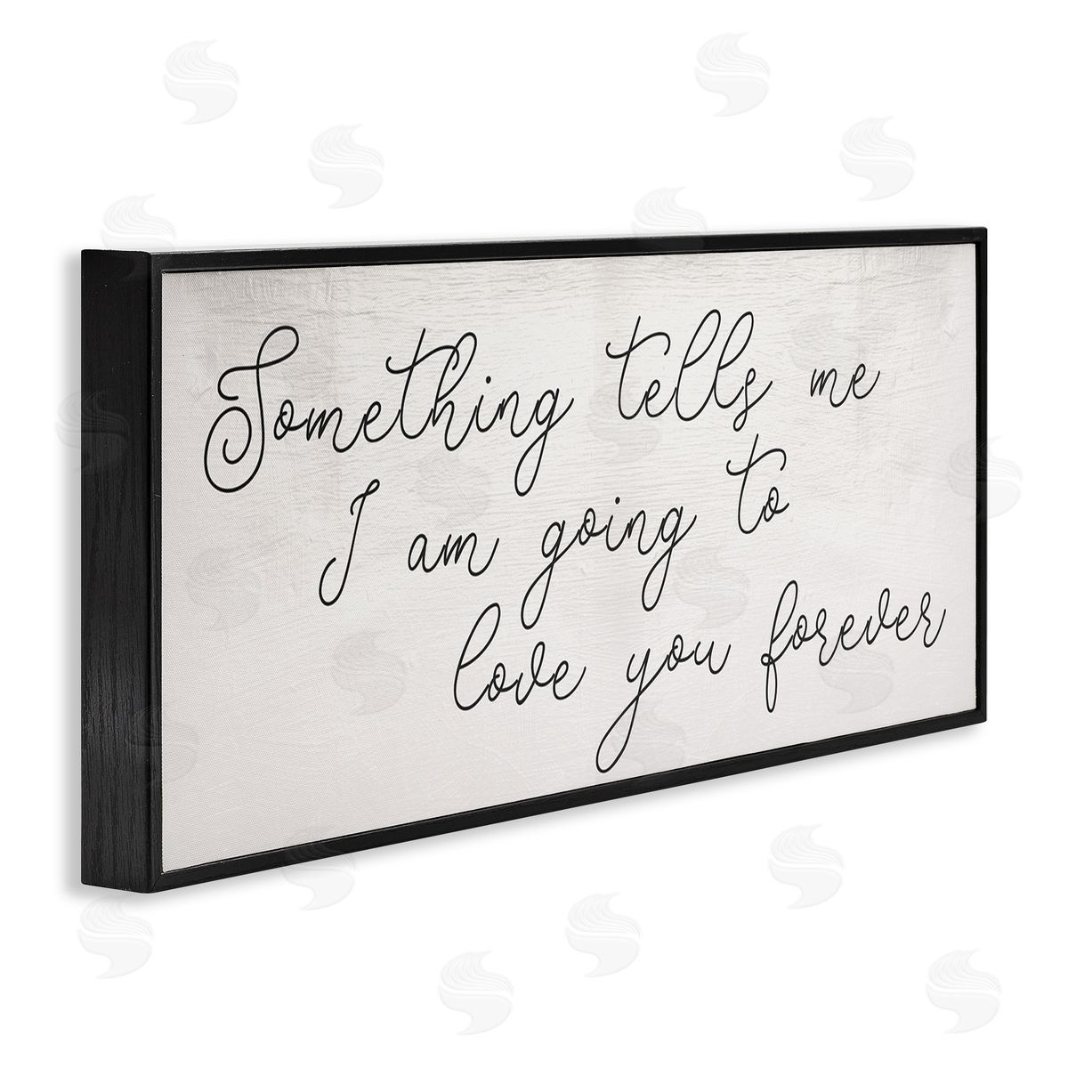 Stupell Studio Something Tells Me Cursive Romantic Quote 