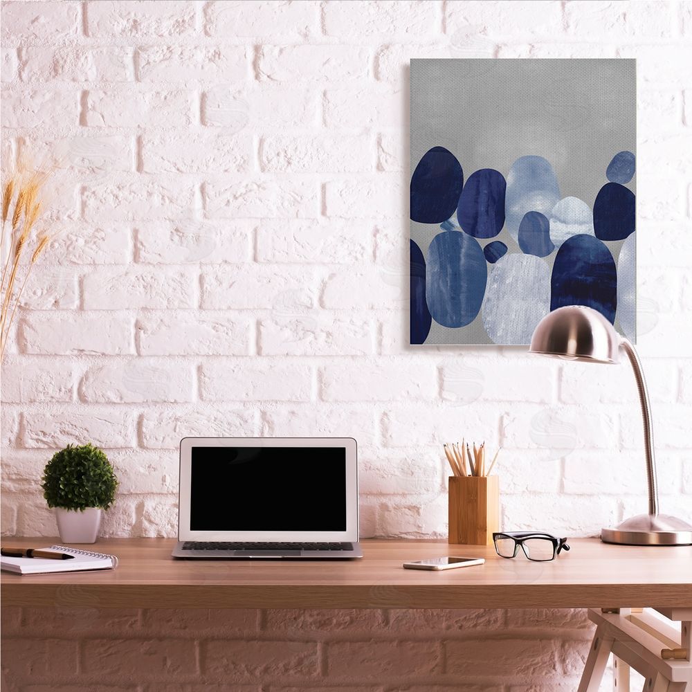 Justin Thompson Layered Blue Rocks Nautical Abstract Patterns