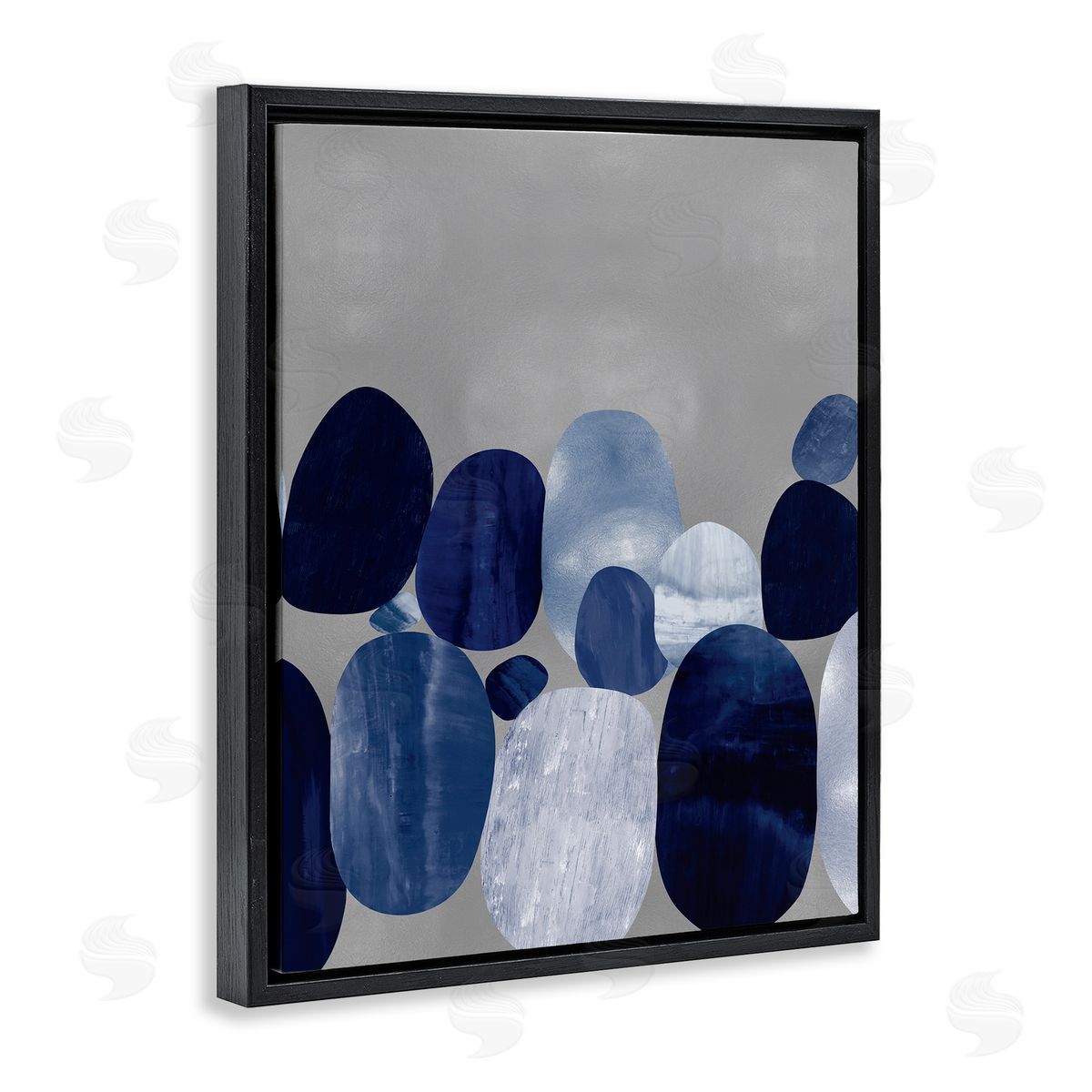 Justin Thompson Layered Blue Rocks Nautical Abstract Patterns