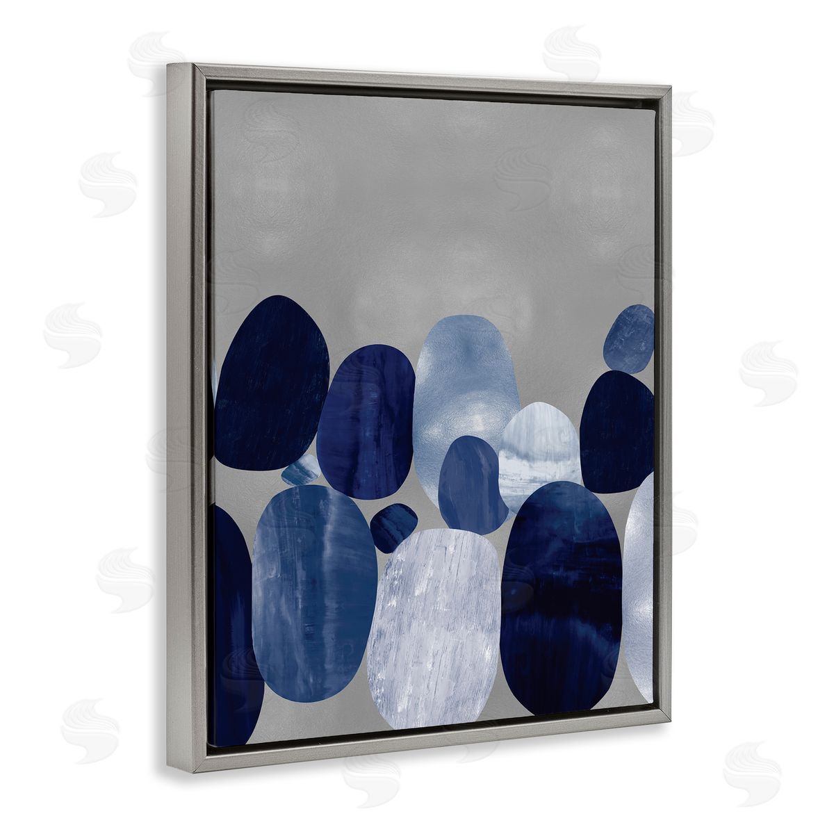 Justin Thompson Layered Blue Rocks Nautical Abstract Patterns