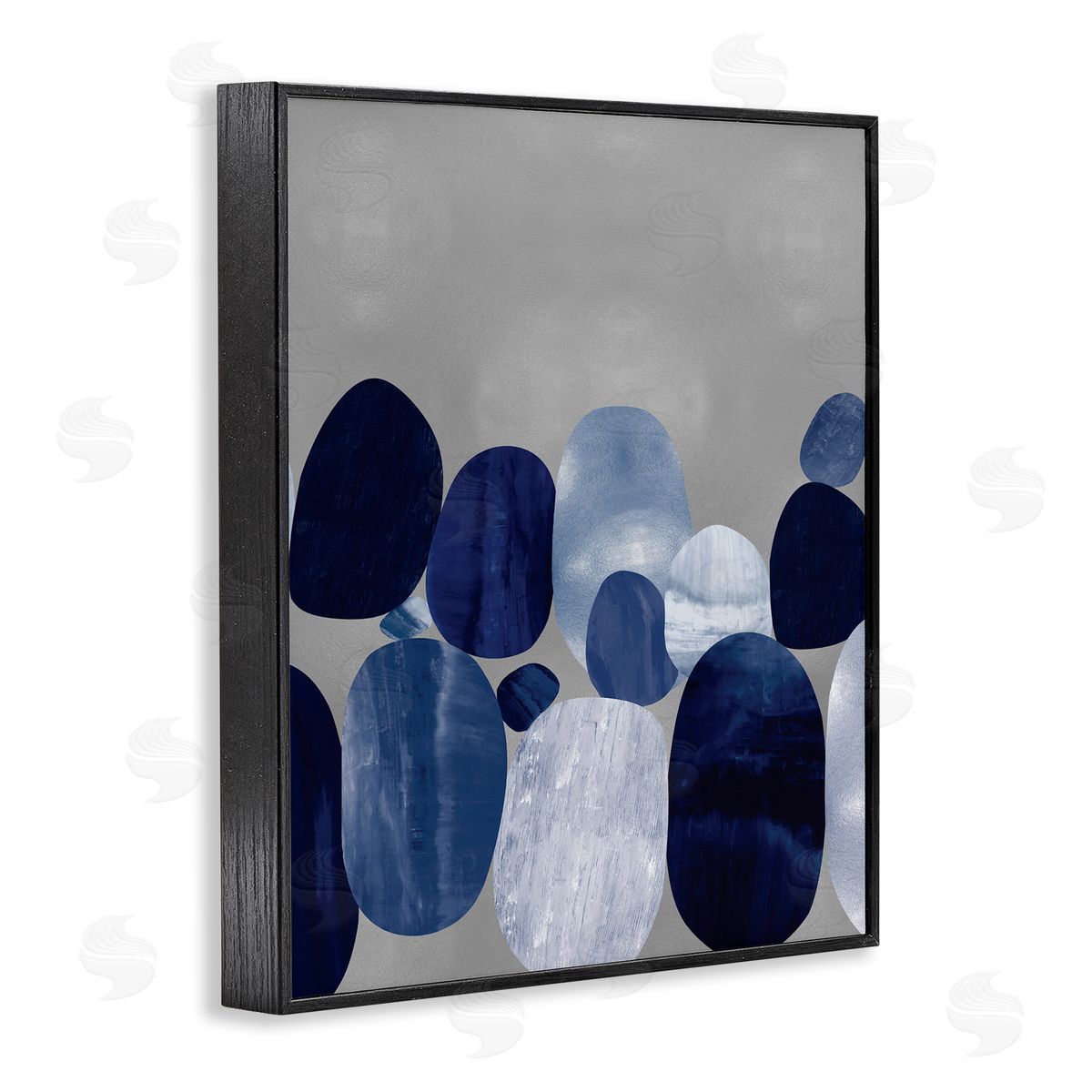 Justin Thompson Layered Blue Rocks Nautical Abstract Patterns