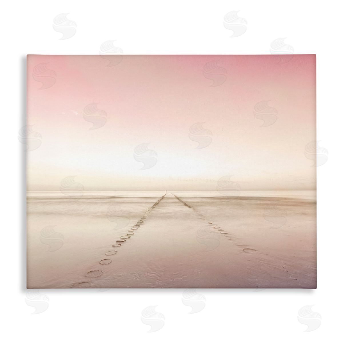 Kim Allen Water Pathway Footsteps Beach Sunset Horizon 