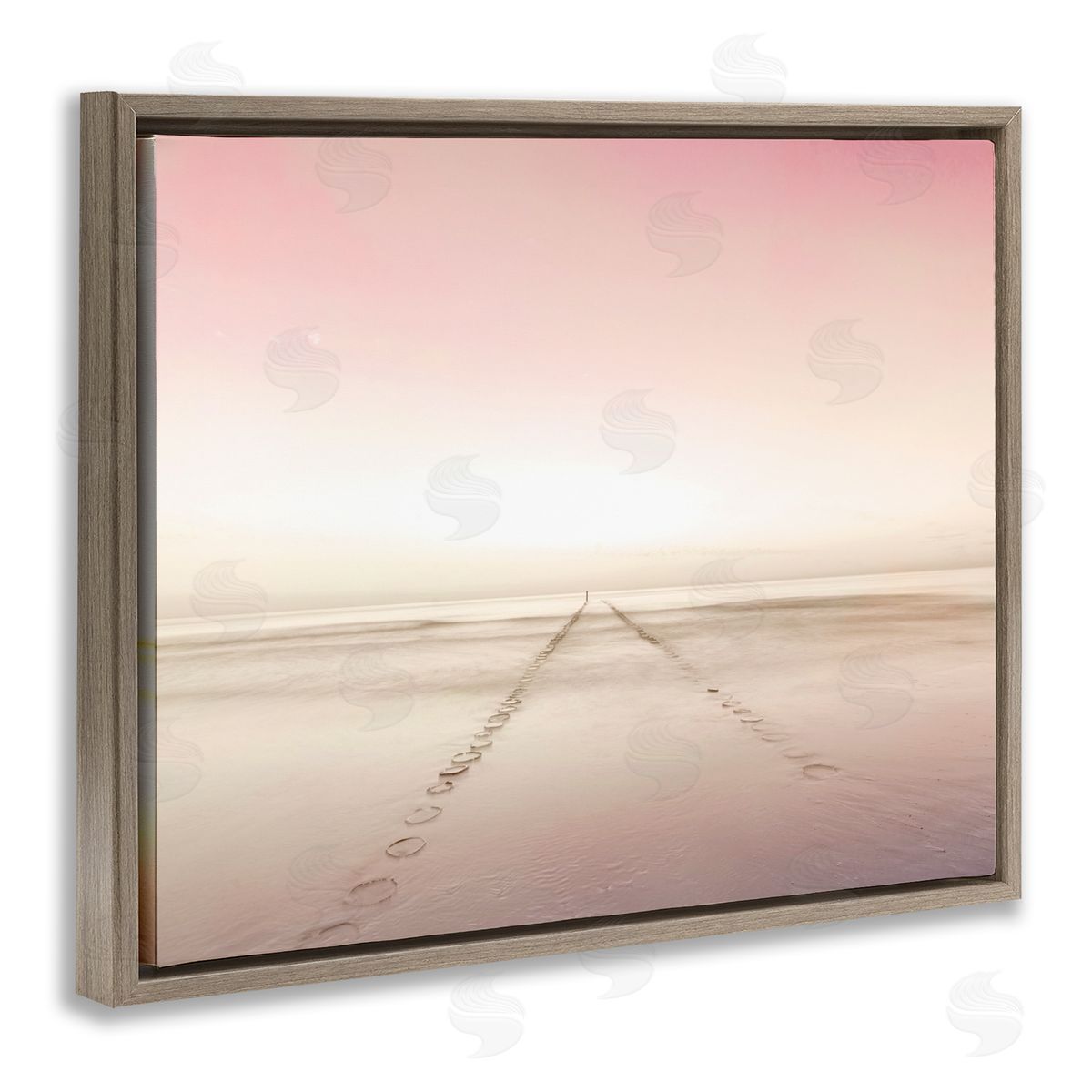Kim Allen Water Pathway Footsteps Beach Sunset Horizon 