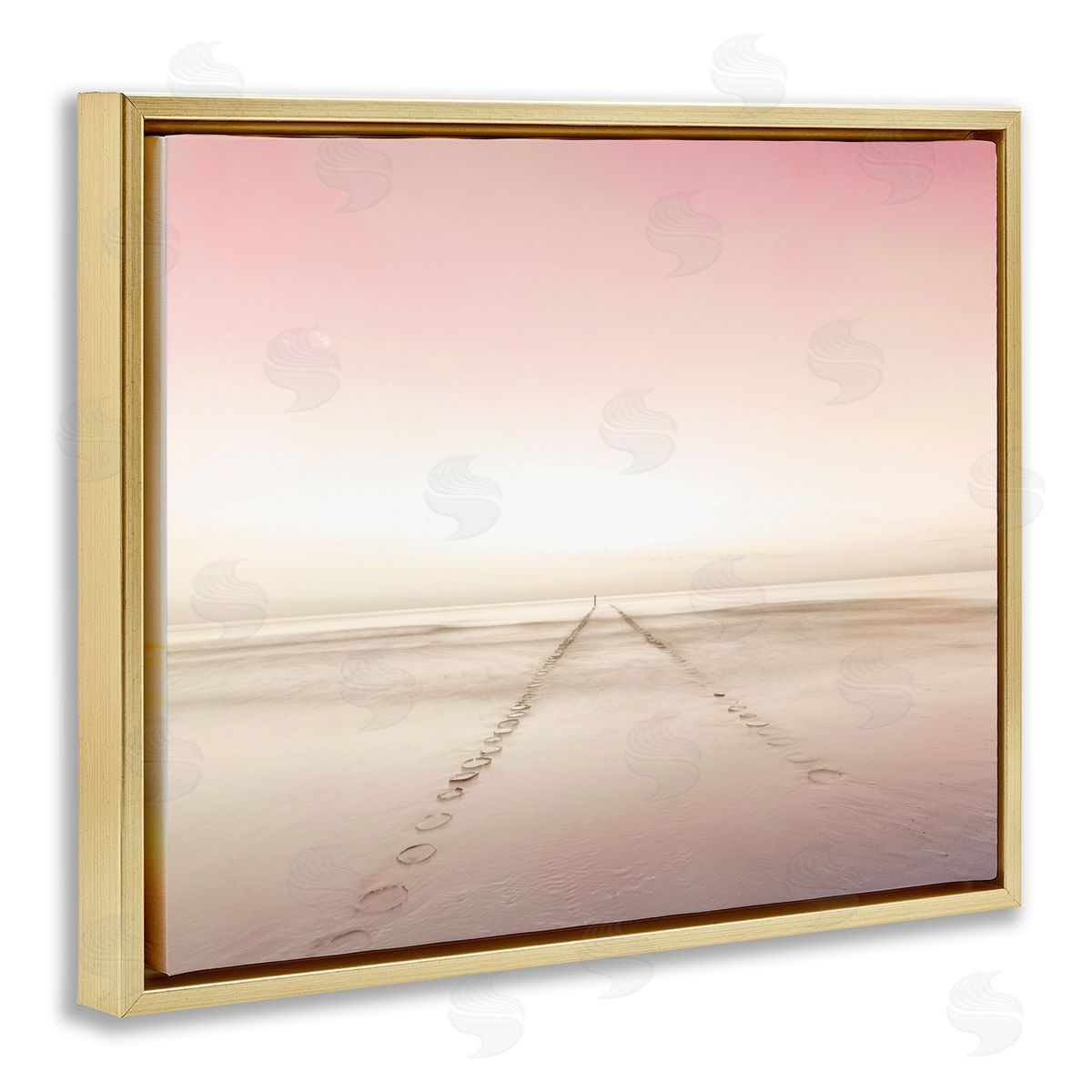 Kim Allen Water Pathway Footsteps Beach Sunset Horizon 