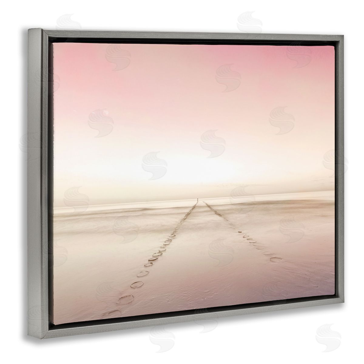 Kim Allen Water Pathway Footsteps Beach Sunset Horizon 