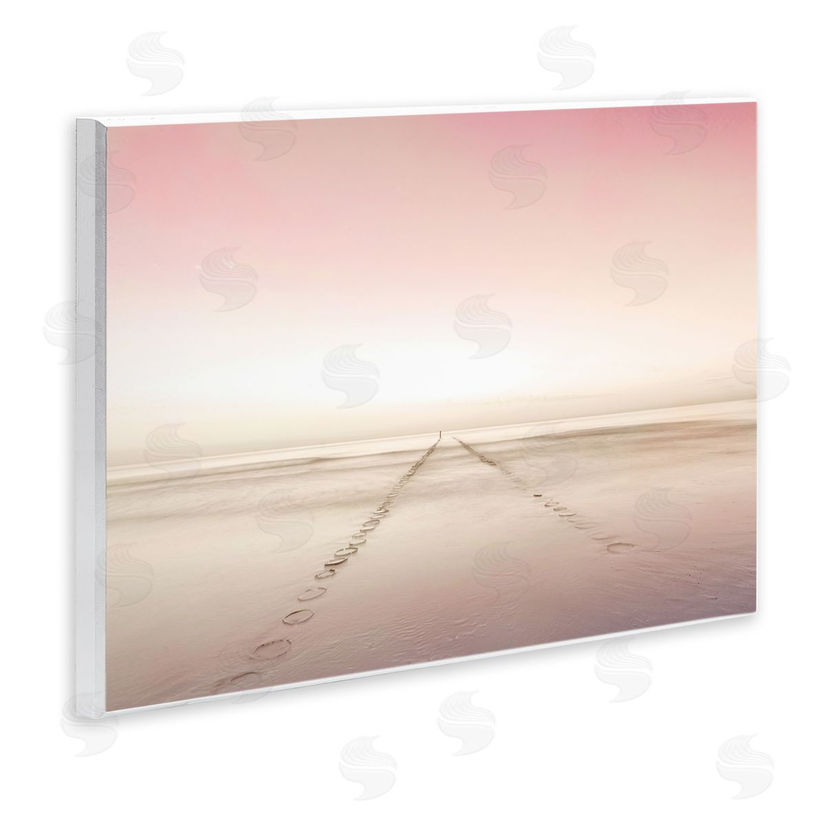 Kim Allen Water Pathway Footsteps Beach Sunset Horizon 